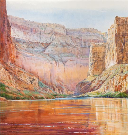 Morning Redwalls by Merrill Mahaffey, 2000