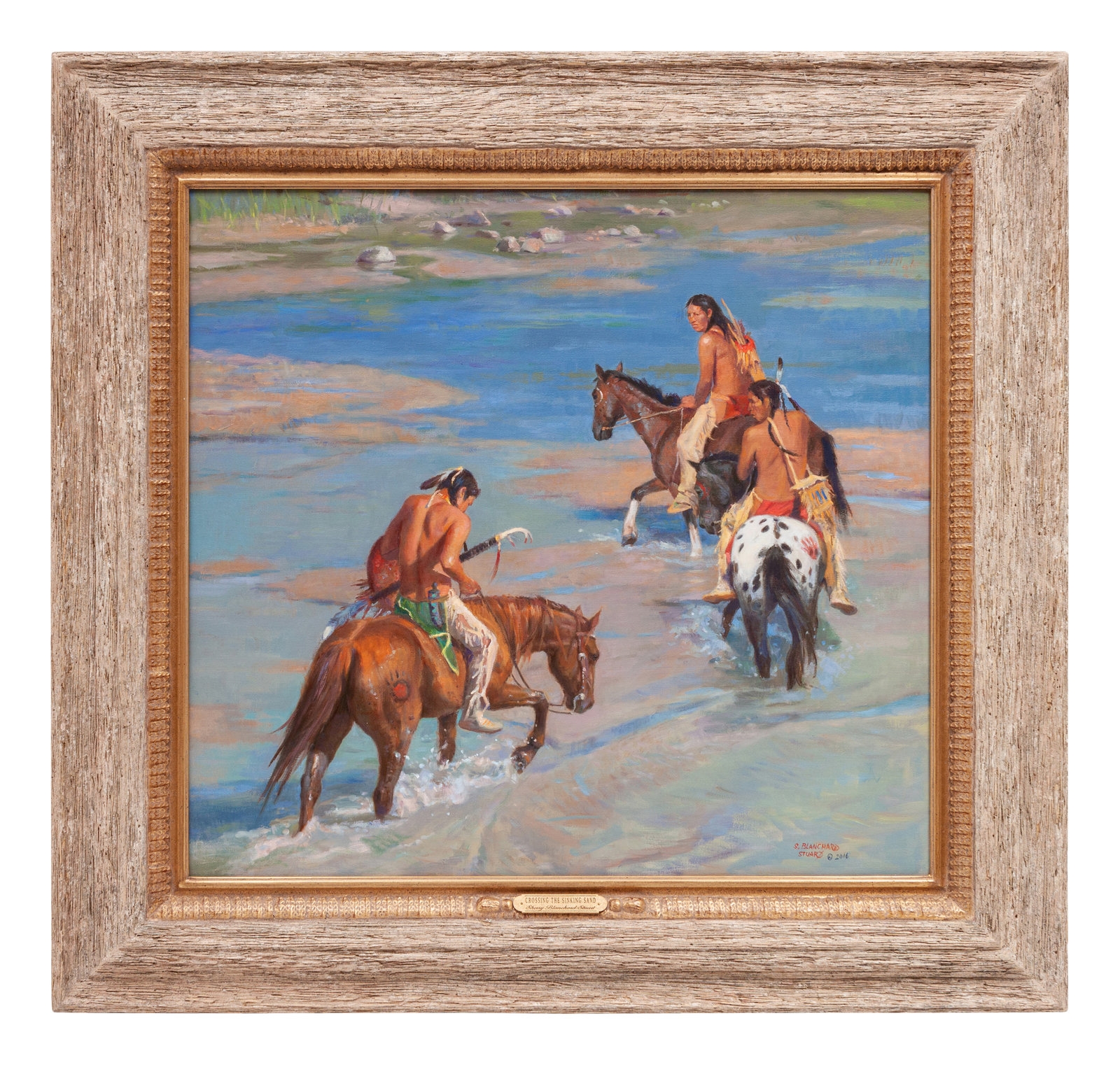 Sherry Blanchard Stuart Crossing the Sinking Sands (2016) MutualArt