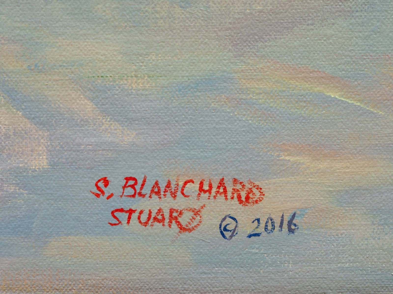 Sherry Blanchard Stuart Crossing the Sinking Sands (2016) MutualArt