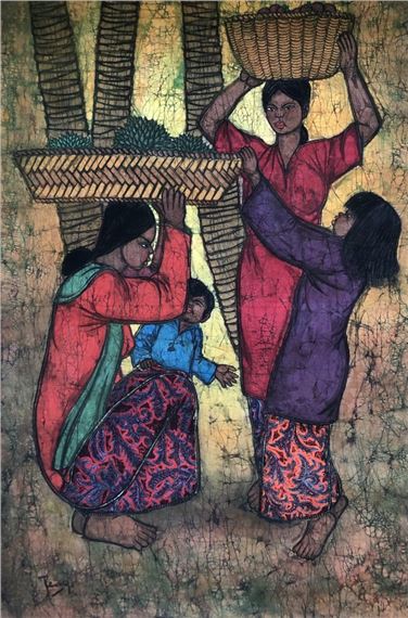 Durian Harvest by Chuah Thean Teng, Circa 1980