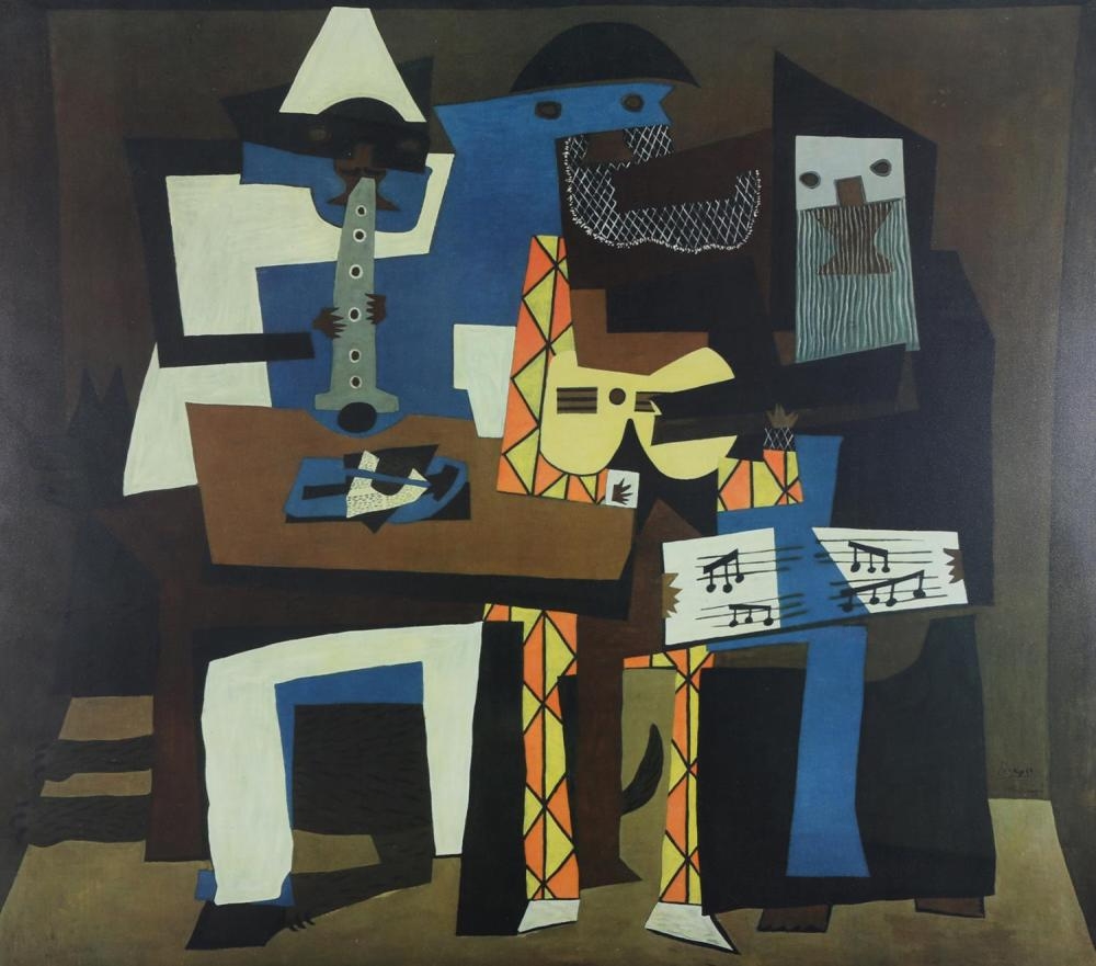 Three Musicians by Pablo Picasso, 1921