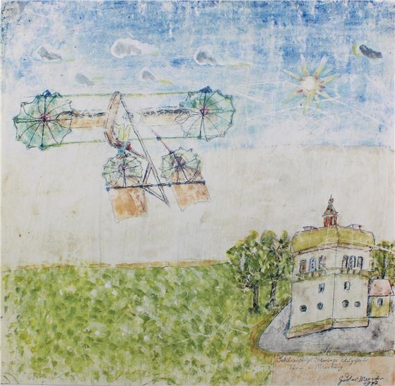 Flugradbauer - Ikarus vom Lautertal genannt - Gustav Mesmer