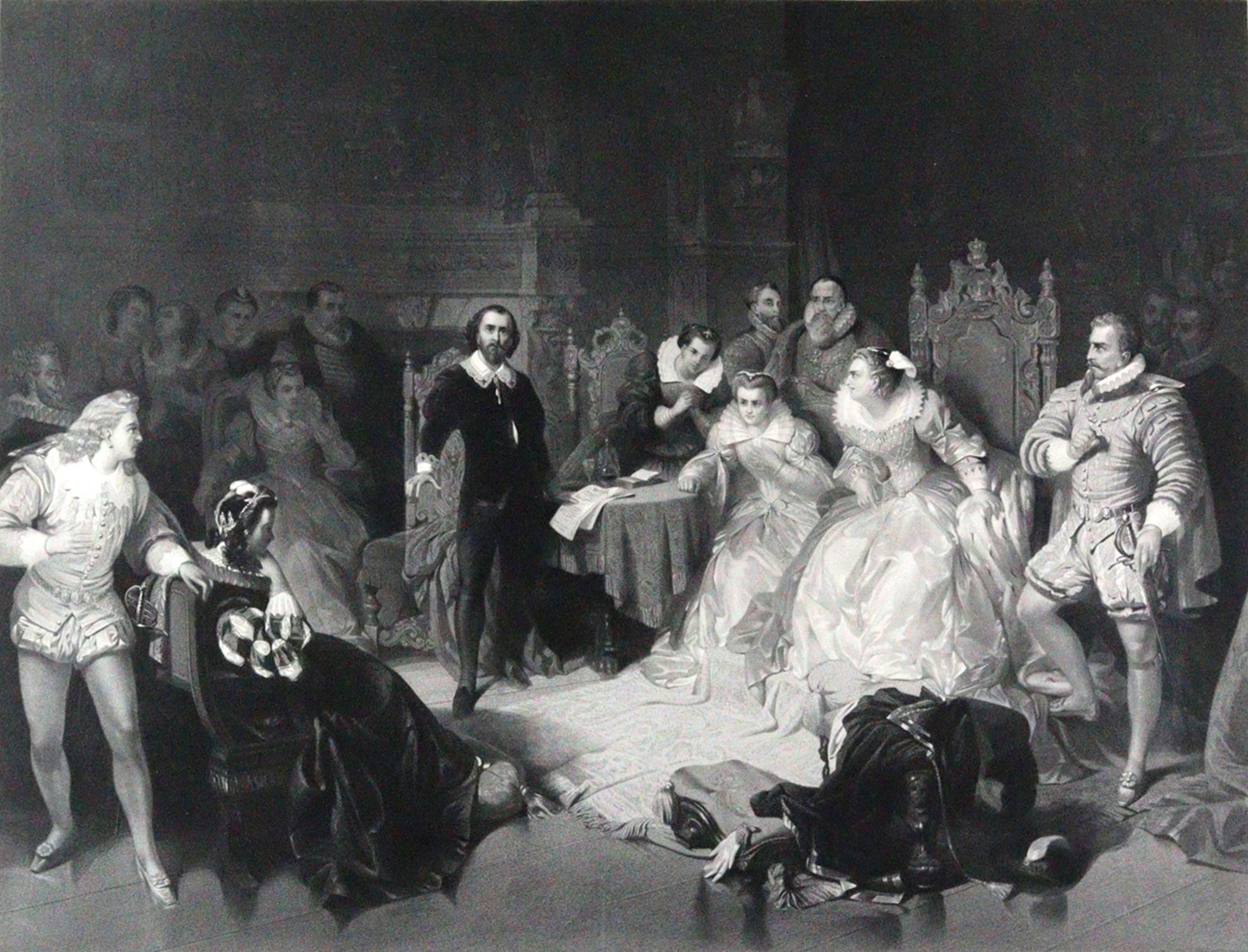 Pierre‏ Cottin Shakespeare a la cour d' Elisabeth (1876) MutualArt