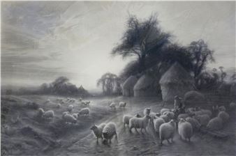 Sheep grazing - Herbert Sedcole