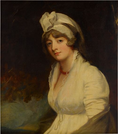 Portrait of Lady Georgina Buckley (1766-1832), née West by George Romney