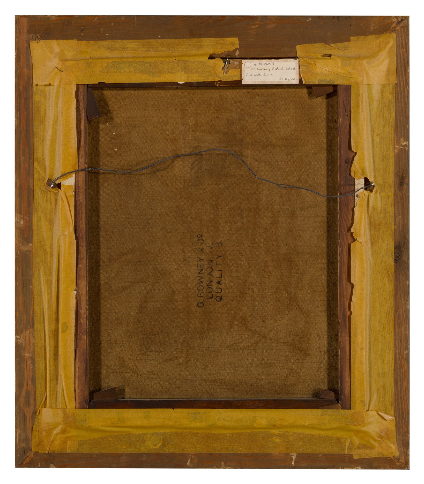 Artwork by Émile Vernon, Young Woman with a Sprig of Lilac, Made of oil on canvas