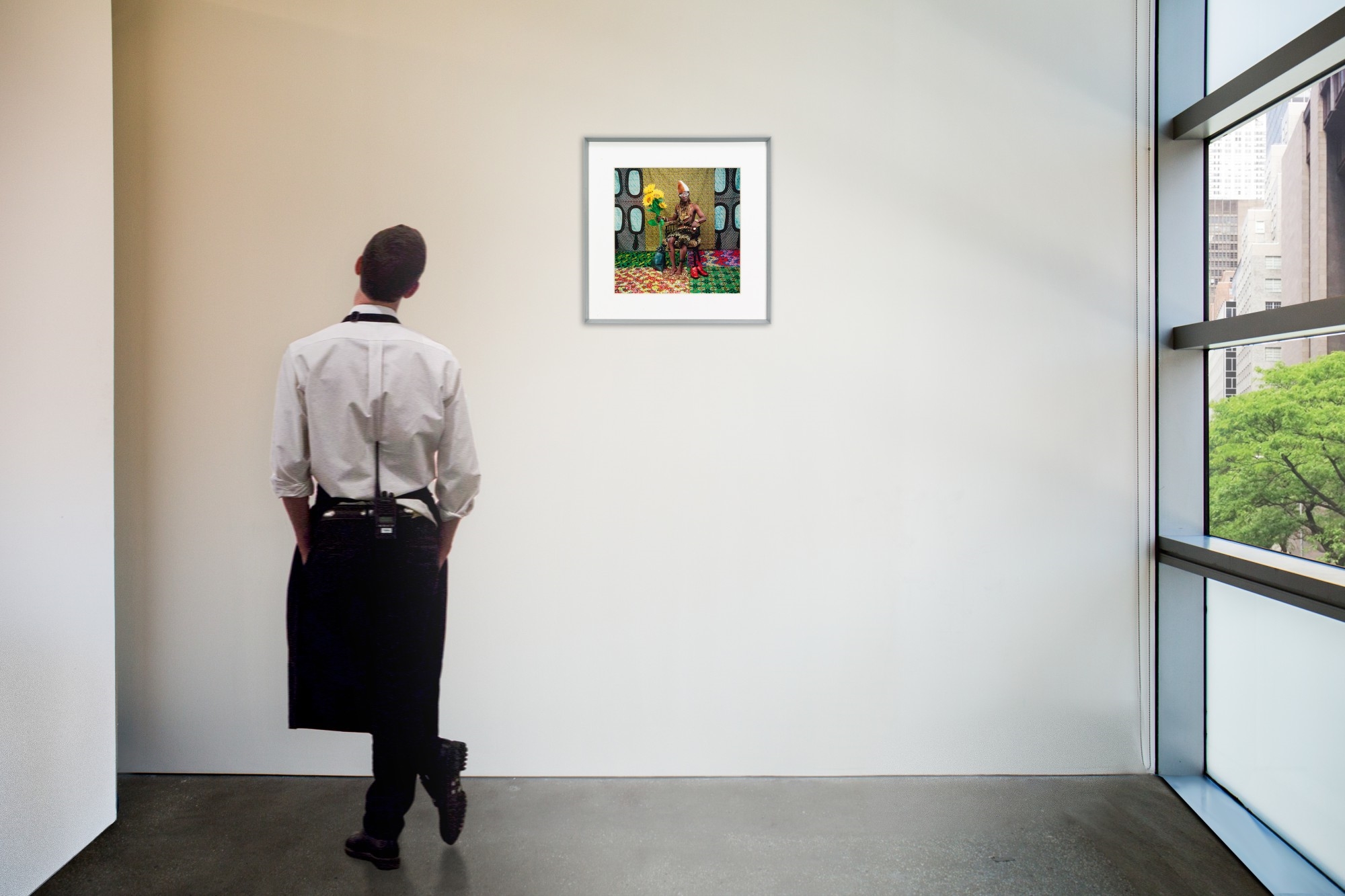 Artwork by Samuel Fosso, Le Chef: Celui a Vendu L'afrique aux Colons, Tati Series, Made of chromogenic print