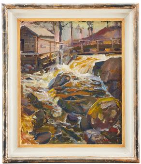 "Laxbäcken" - Näsåker - Eduard Bechteler