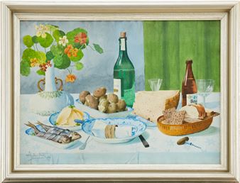 Det uppdukade bordet - Hjalmar Falk