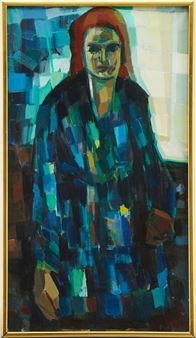 Porträtt av kvinna - Einar Flogard