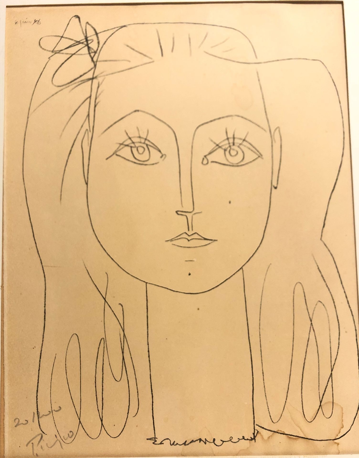 Portrait of Françoise Gilot by Pablo Picasso