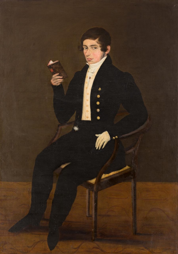 Retrato de joven caballero by French School, 19th Century