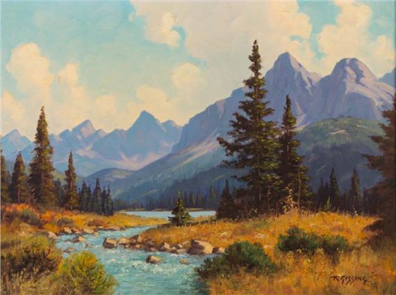kananaskis valley by Roland Gissing, 1962