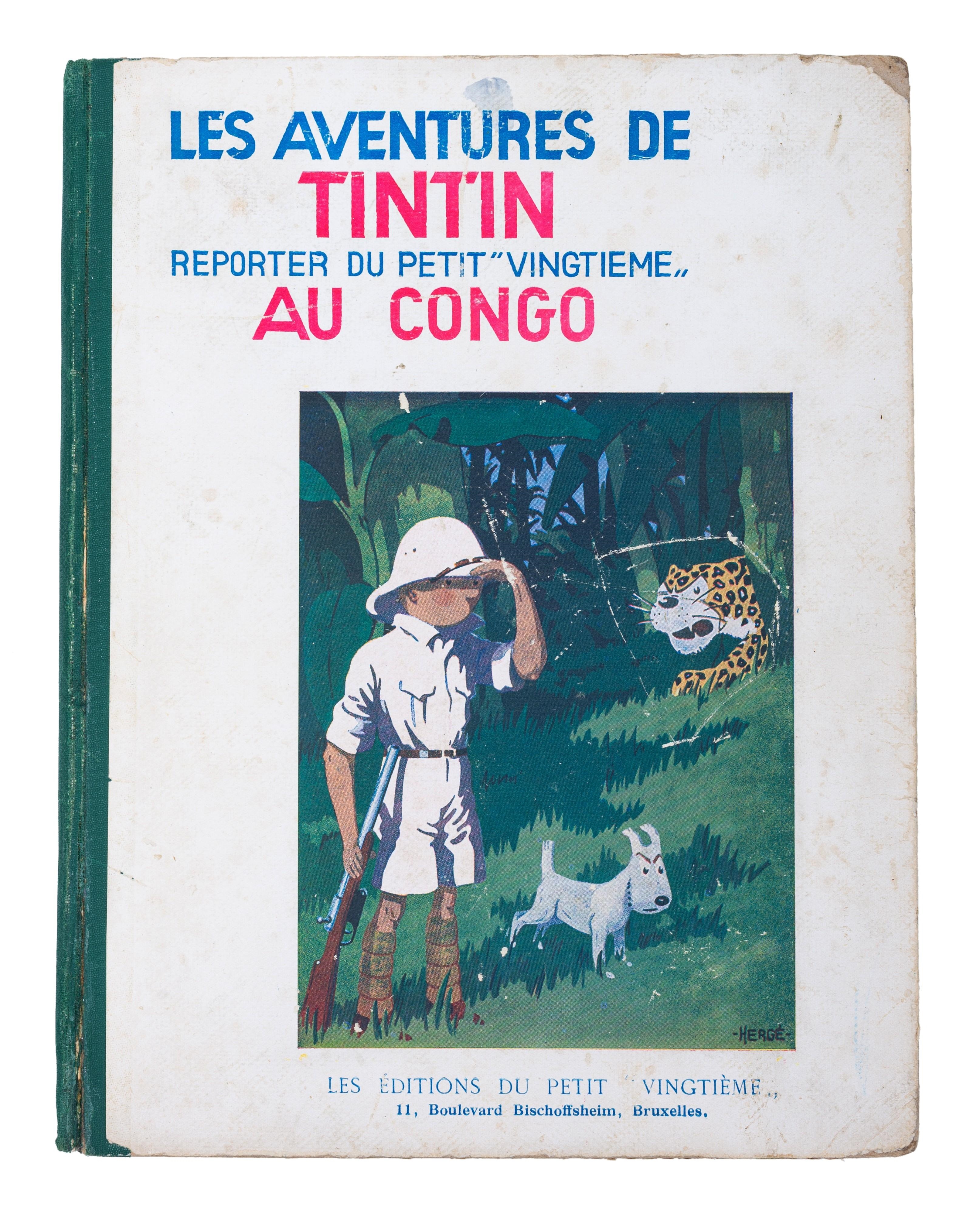Hergé, 'Tintin Au Congo' (Tintin In The Congo) (1937)