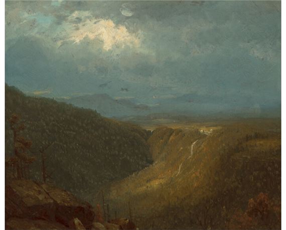 A Souvenir of the Catskills, Kaaterskill Clove by Sanford Robinson Gifford, 1867