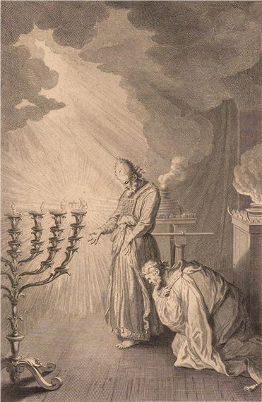 Augustin Calmet | King David & The Priest Abiathar Consult God (1722 ...