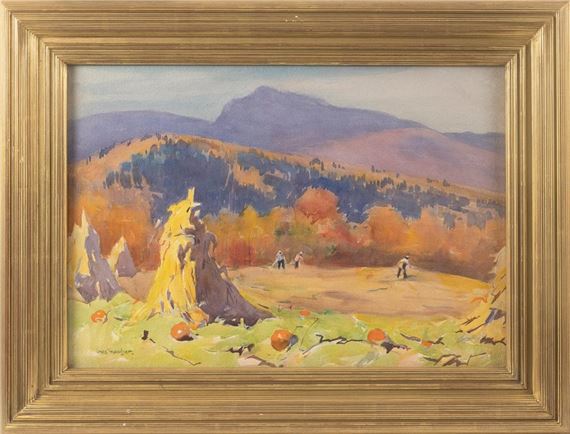 "Harvesting Below the Giant Stairs, Jackson, NH". by Sears Gallagher