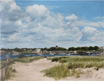 Nantucket Harbor scene. - Lori Zummo