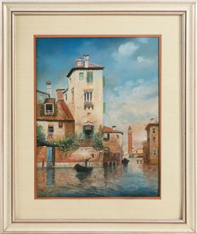 Venetian scene. - Edwin J. Meeker