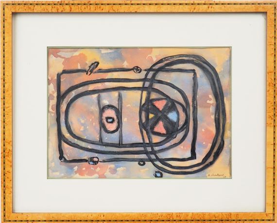 Composition by Ahmed Cherkaoui, 1964