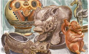 Philip Pearlstein: New Watercolors - Betty Cuningham Gallery