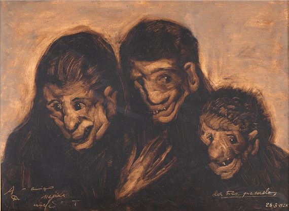 Os 3 Pecados by Daniel Sabater y Salabert, 1925