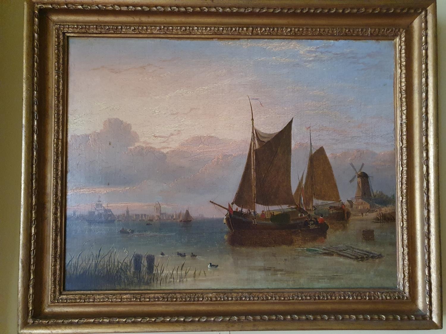 George Stanfield Walters | A Dutch Harbour scene | MutualArt