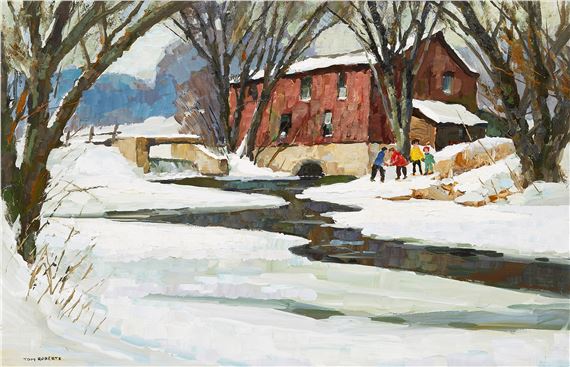 Cheltenham Mill by Tom Roberts