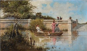 LES ELEGANTES A LA BARQUE - Alvarez Mash