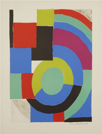 La verte by Sonia Delaunay, 1970