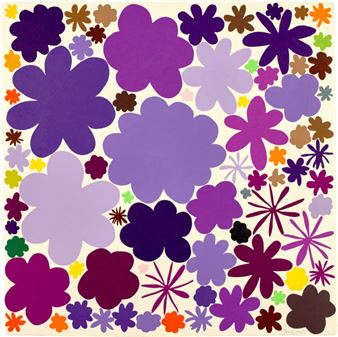 Color Field Notes (Purple) - Polly Apfelbaum