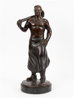 Schmied mit Hammer - Carl Stock