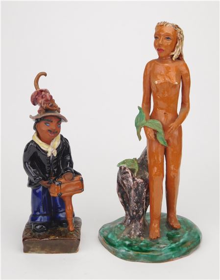 1). ''Eve''   2). ''Organ Grinder'' - Dorothy S. Harkins