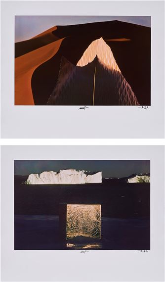 Mixed Lot of 2 Prints (From: Expedition in künstliche Gärten).