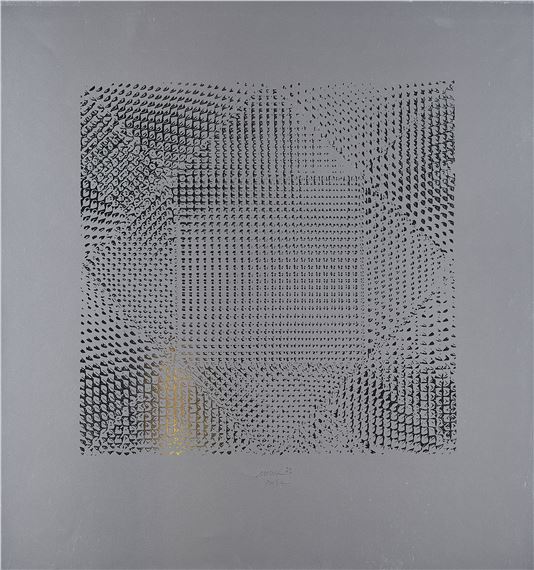 Untitled. by Heinz Mack, 1972