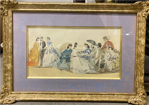 Eugène Louis Boudin | Vaches aux pâturage | MutualArt