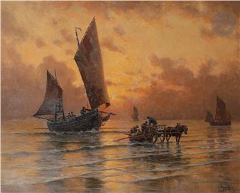 Retour de pêche - Georges-Philibert-Charles Maroniez