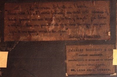 Artwork by Parris, The Lichgate and St George's Church, Made of oil on panel