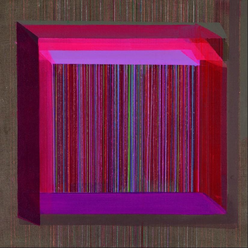 Artwork by Antonietta Grassi, Lockdown, Made of Oil, acrylic, and ink on linen