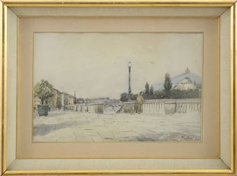 Lungo il Po a Torino - Severino Furletti