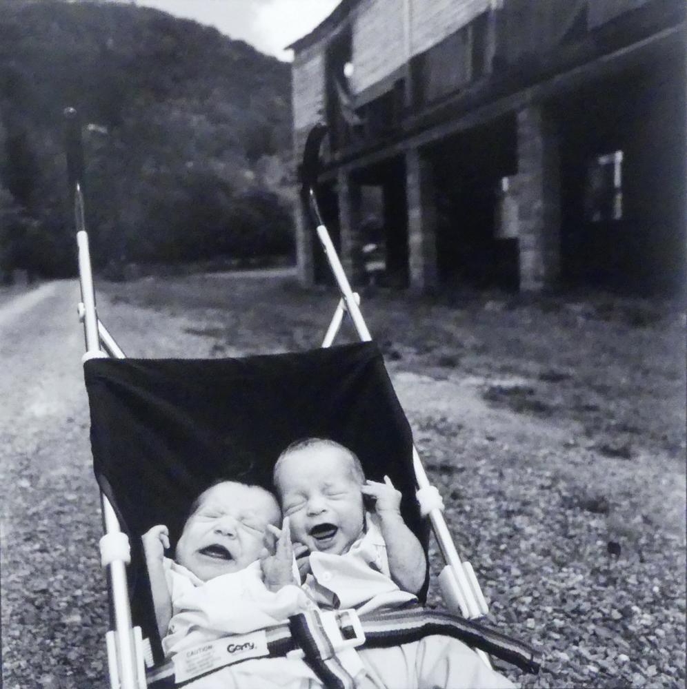 Artwork by Mary Ellen Mark, The Screaming Twins, Made of Gelatin silver print