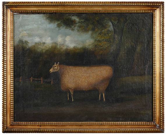 Sheep in a Field by John Miles of Northleach