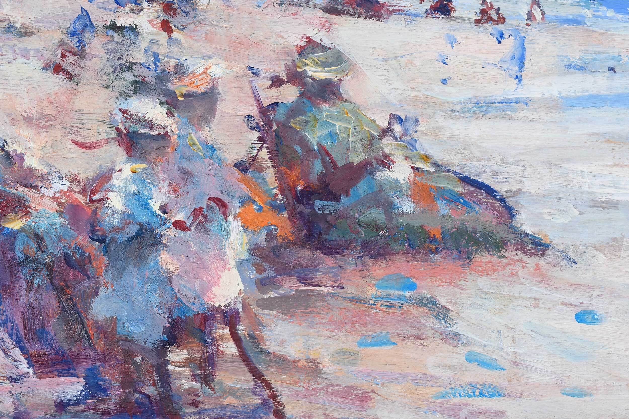Donald Roy Purdy | Gathering at the Beach (1982) | MutualArt
