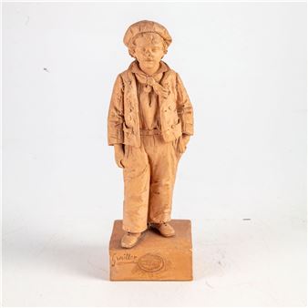 Jeune homme au bonnet - César Adrien Graillon