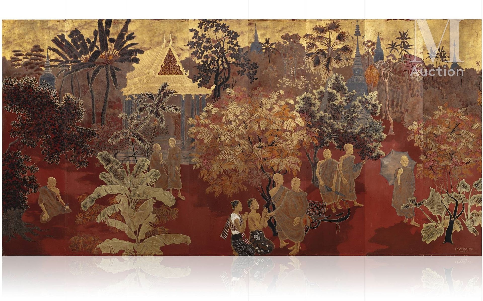 Le Quoc Loc | Paysage de PHNOM PENH (1943) | MutualArt