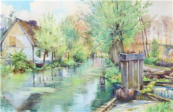 canal scene - Katherine Montagu Wyatt