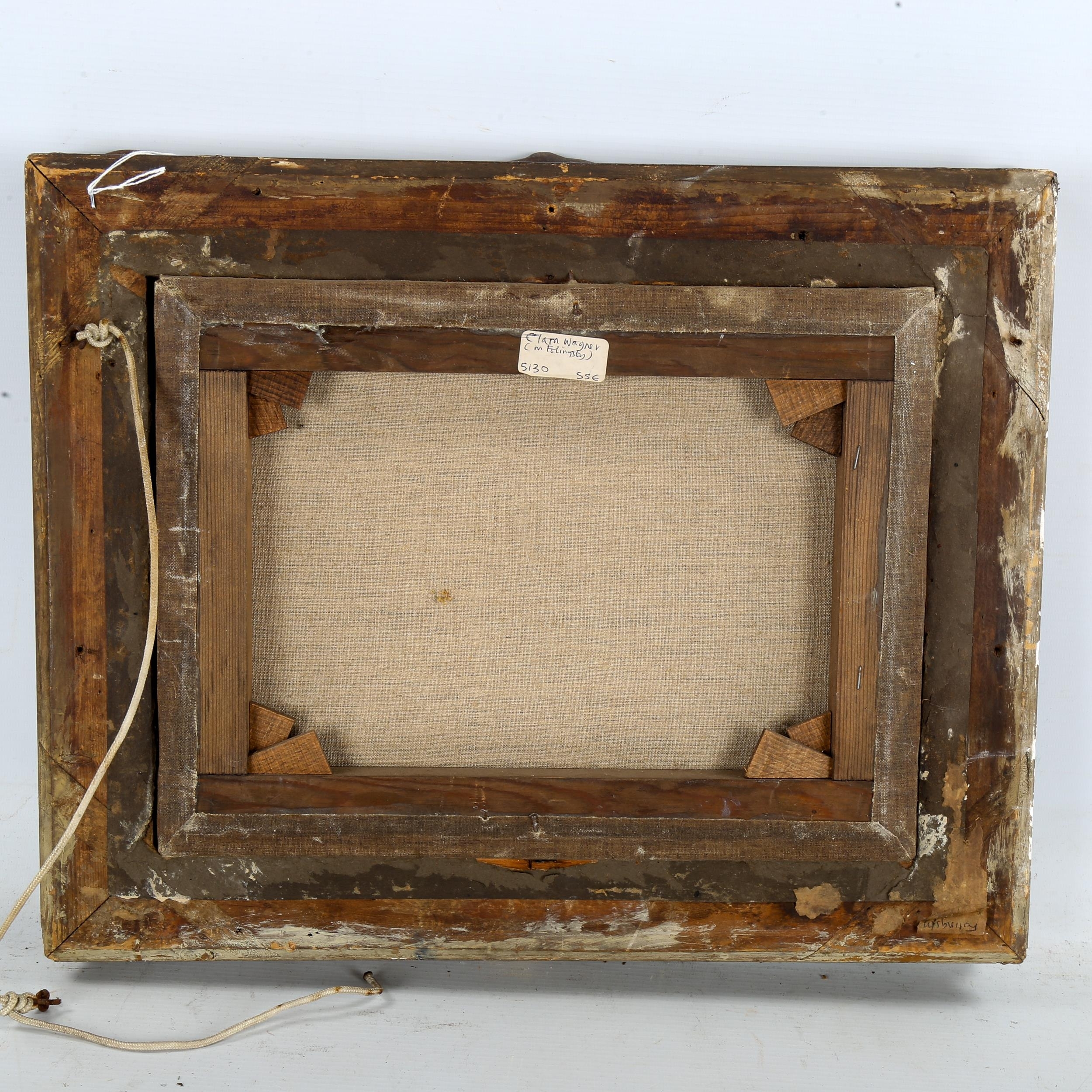 Artwork by C. Folingsby, country cottage, Made of oil on canvas