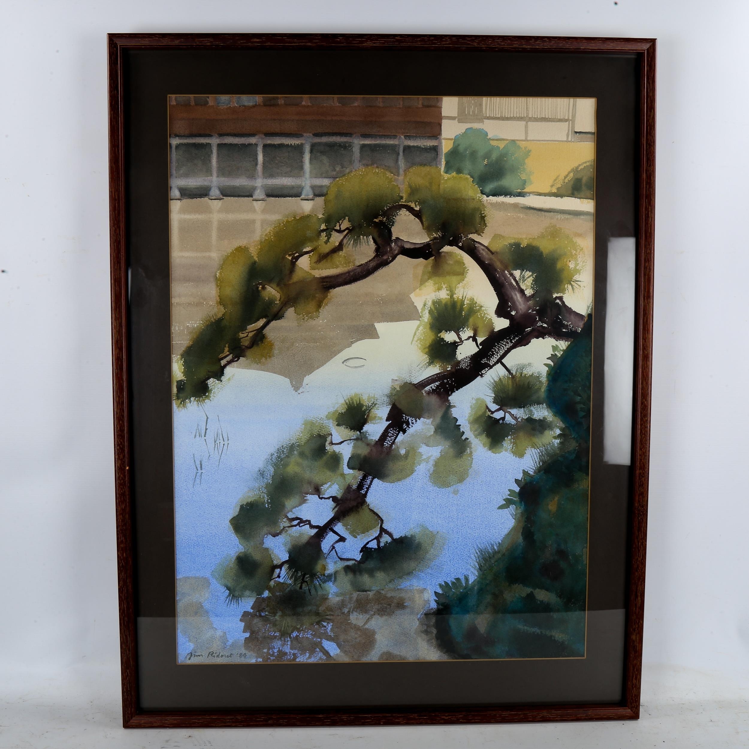 Jim Ridout | Japanese pond 1984, and winter landscape (1984) | MutualArt