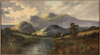 Landscape of English Hills - Arthur Needman
