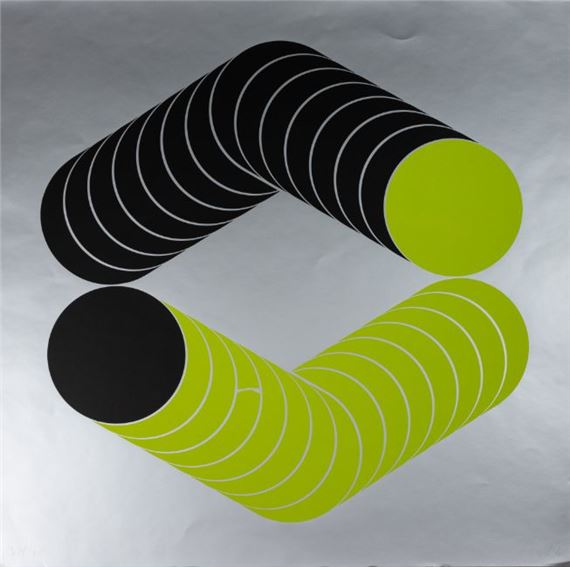 Schichtung-Diagonal by Thomas Lenk, 1970